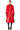 Extra View Au Revoir Faux Leather Trench In Red