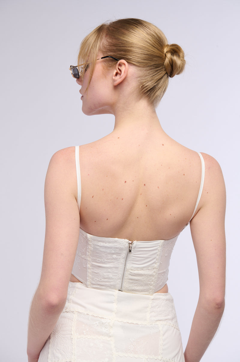Detail View Aura Patchwork Corset