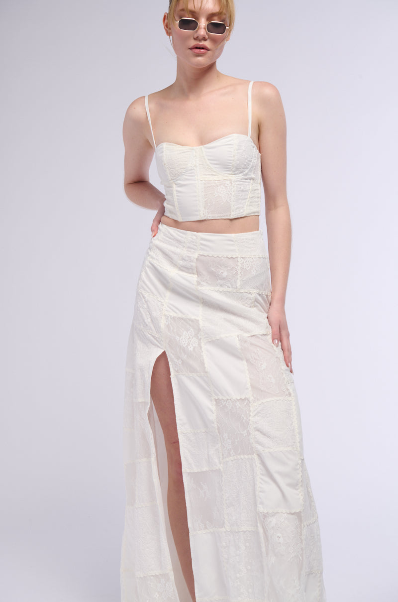 Full View Aura Patchwork Corset