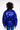 Extra View Aurtura Luxe Metallic Blue Puffer Coat