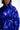 Extra View Aurtura Luxe Metallic Blue Puffer Coat