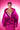 Front View Aurtura Luxe Metallic Pink Puffer Coat