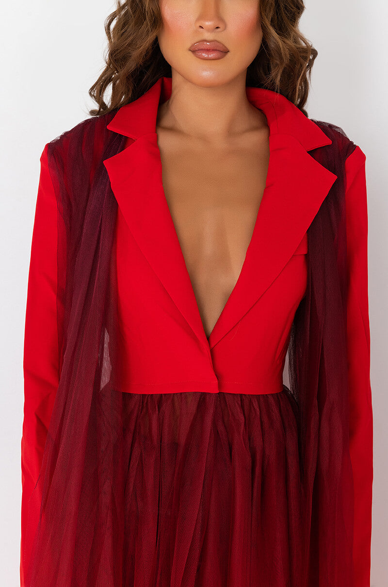 Extra View Avant Garde Ombre Tulle Trench 5