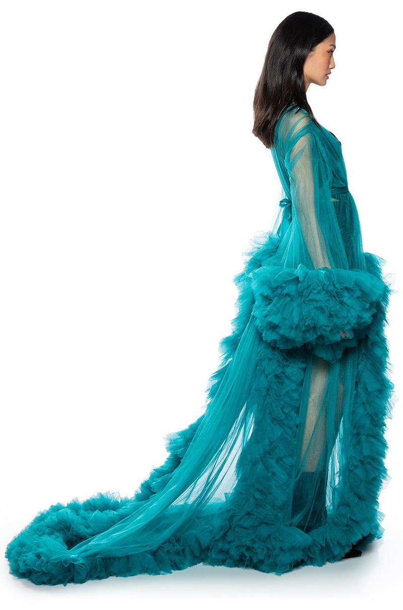Full View Avant Garde Tulle Duster