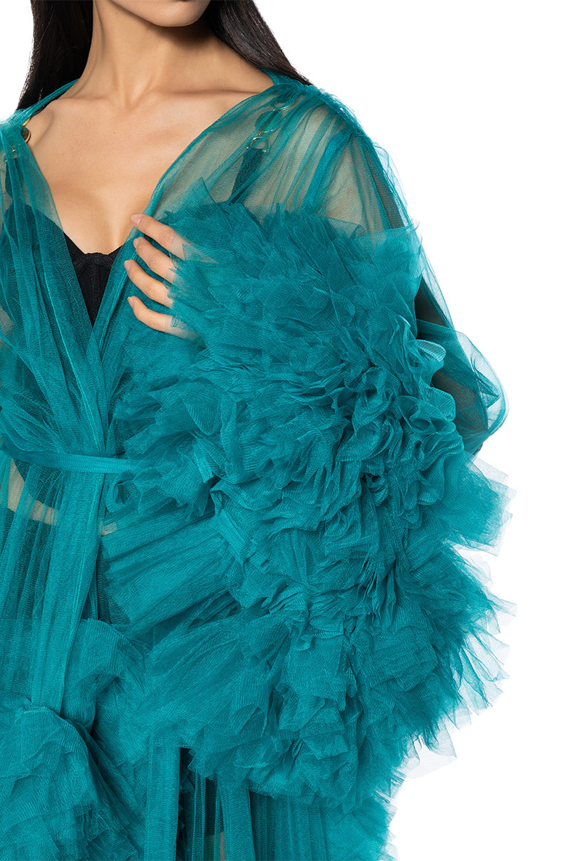Extra View Avant Garde Tulle Duster