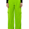 Front View Avril Textured Wide Leg Pant