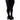 Front View Azala Wang Star Stretch Chunky Plus Pant Boot In Black