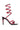 Side View Azalea Citlali Red Snake Coil Sandal