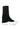 Side View Azalea Fillipa Ribbed Over The Knee Sneaker Boot Black