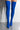 Front View Azalea Wang  Your Friends Are Taking You Out Thigh High Sexy Heel Suede Boot in Cobalt Suede