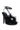 Back View Azalea Wang Above And Beyond Feather Flower Decor Sandal In Black