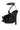 Detail View Azalea Wang Above And Beyond Feather Flower Decor Sandal In Black