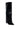 Back View Azalea Wang Acadia Stiletto Knee High Wedge Boot In Black