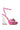 Side View Azalea Wang Aden Embellished Brocade Chunky Sandal In Fuchsia