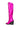 Detail View Azalea Wang After Party Metallic Western Boot In Pink