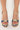 Back View Azalea Wang Aim For The Eyes Chunky Heel Sandal In Blue