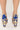 Detail View Azalea Wang Aim For The Eyes Chunky Heel Sandal In Blue