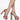 Front View Azalea Wang Aim For The Eyes Chunky Heel Sandal In Red