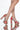 Front View Azalea Wang Aim For The Eyes Chunky Heel Sandal In Red