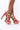 Front View Azalea Wang Aim For The Eyes Chunky Heel Sandal In Red in Red