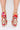 Full View Azalea Wang Aim For The Eyes Chunky Heel Sandal In Red