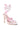 Back View Azalea Wang Airborne Butterfly Rhinestone Stiletto Sandal In Pink