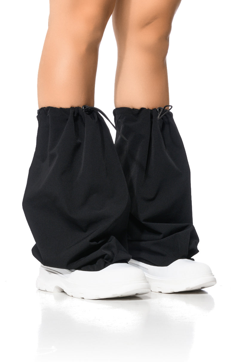 Side View Azalea Wang Airlea Slouchy Sneaker Boot In Black