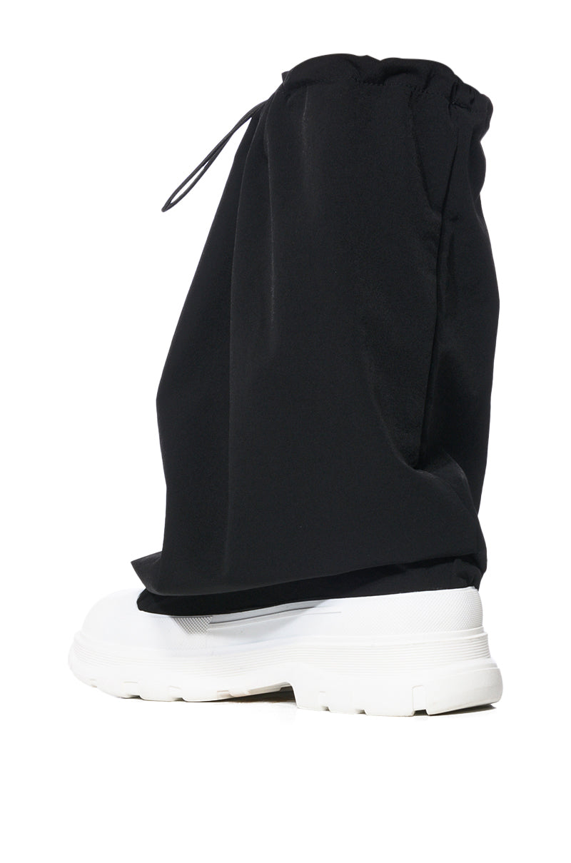 Full View Azalea Wang Airlea Slouchy Sneaker Boot In Black