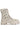 Side View Azalea Wang Alaska Flatform Rhinestone Pearl Bootie In Bone