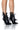 Front View Azalea Wang Alejandra Black Feather Bootie