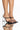 Front View Azalea Wang All You Need Is Love Chunky Sandal In Black