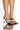 Front View Azalea Wang All You Need Is Love Chunky Sandal In Black