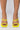 Back View Azalea Wang All You Need Is Love Chunky Sandal In Yellow