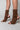 Side View Azalea Wang All You Need Is Me Tonight Stiletto Bootie In Brown in Brown