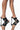 Front View Azalea Wang All Your Love Stiletto Sandal In Black