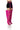 Front View Azalea Wang Alondra Pink Buckled Boot