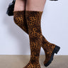 Front View Azalea Wang Alora Leopard Boot