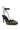 Back View Azalea Wang Amadeus Black Embellished Pump