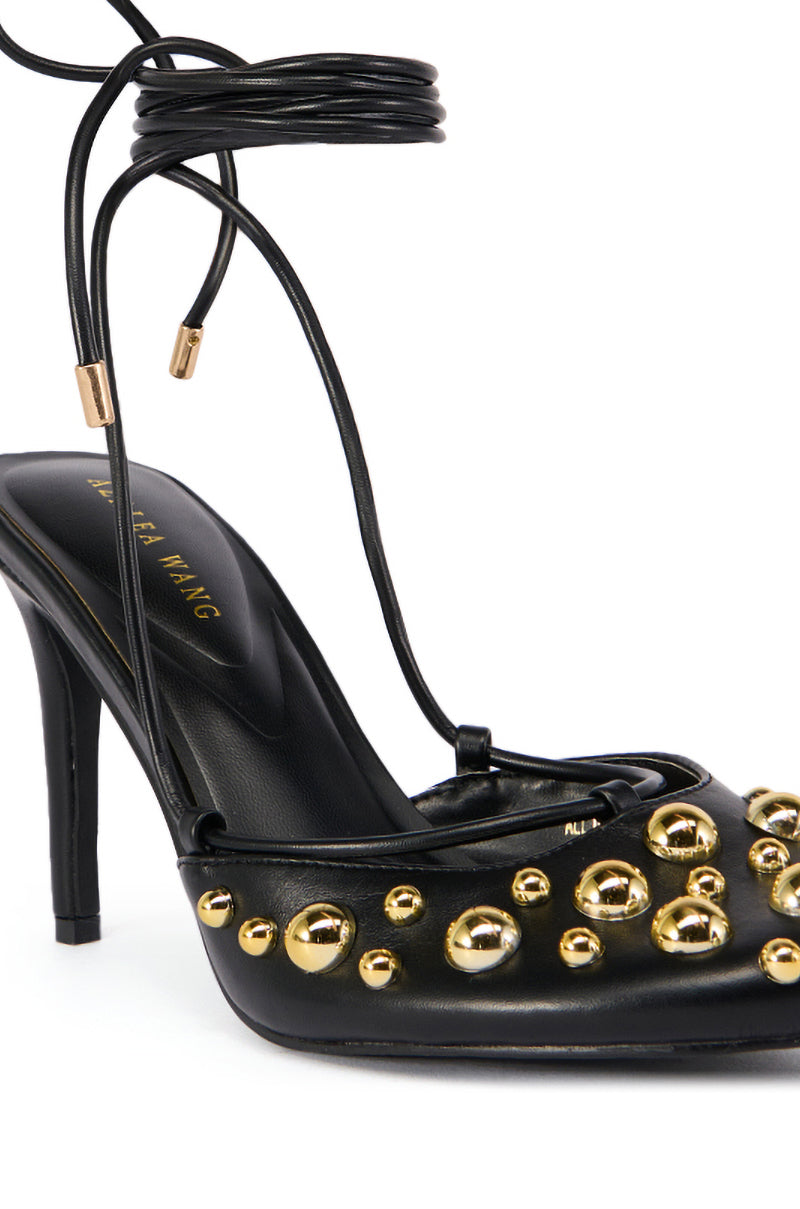 Full View Azalea Wang Amadeus Black Embellished Pump
