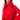 Front View Azalea Wang Amanda Crop Puffer With Sherpa Collar In Red