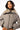 Front View Azalea Wang Amanda Crop Puffer With Sherpa Collar