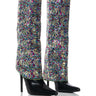 Front View Azalea Wang Amelianna Fold Over Embellished Boot