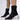 Front View Azalea Wang Anant Black Metal Outsole Bootie