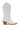 Side View Azalea Wang Andrea Chunky Western Boot In White