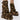 Front View Azalea Wang Angela Boot In Embellished Camo