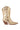 Side View Azalea Wang Appease Gold Embellished Cowboy Boot