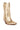 Back View Azalea Wang Appease Gold Embellished Cowboy Boot