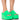 Front View Azalea Wang Aquaria Flatform Sandal In Green