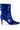 Side View Azalea Wang Ariella Slouch Stiletto Bootie In Blue