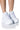 Front View Azalea Wang Atalanta Flatform Sneaker In White